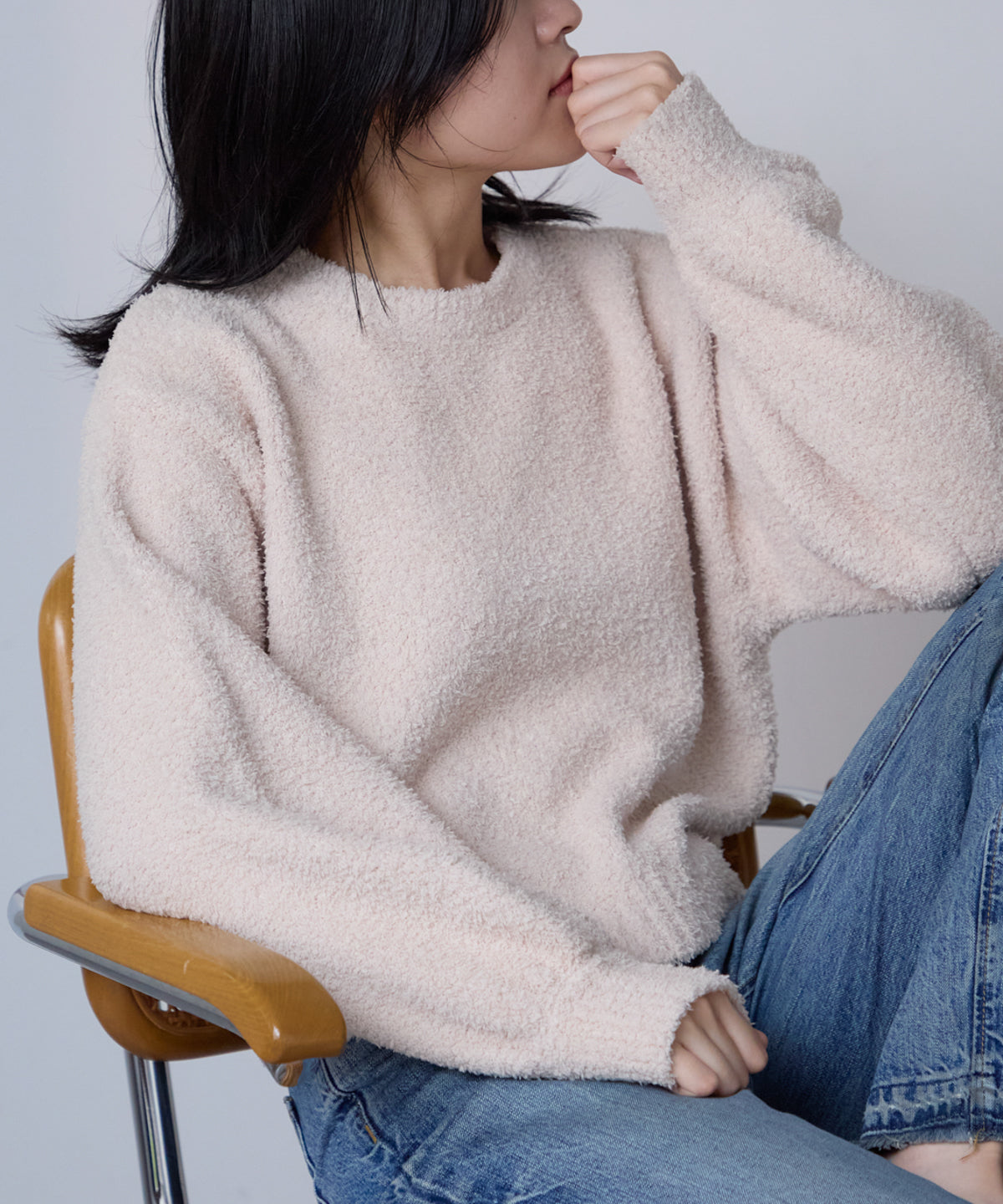 もちもち モールニット