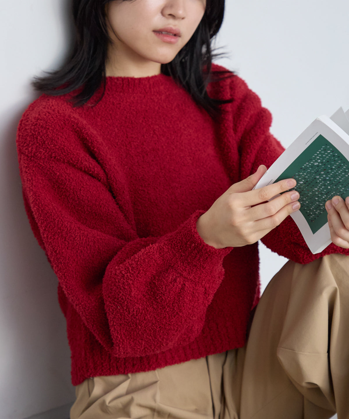 もちもち モールニット