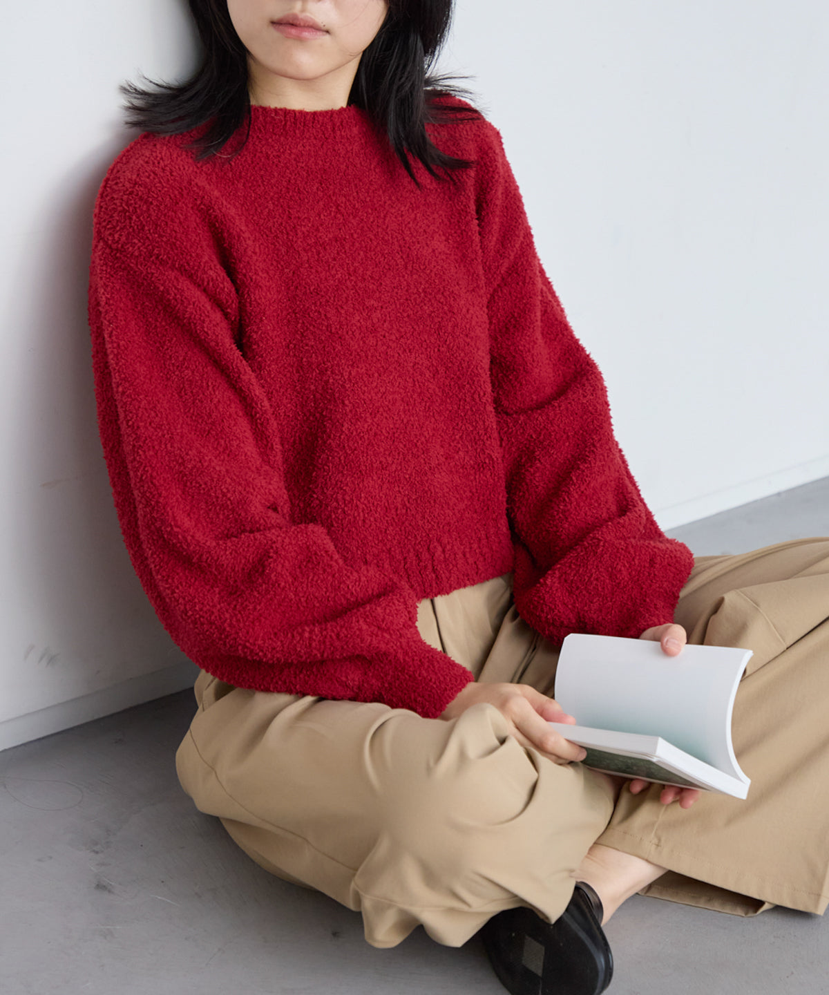 もちもち モールニット