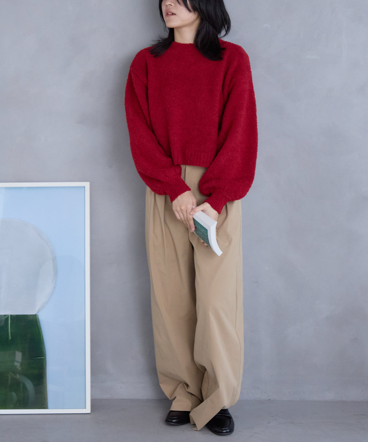 もちもち モールニット