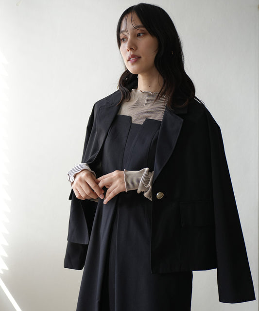 ウエスト切り替えキャミワンピース