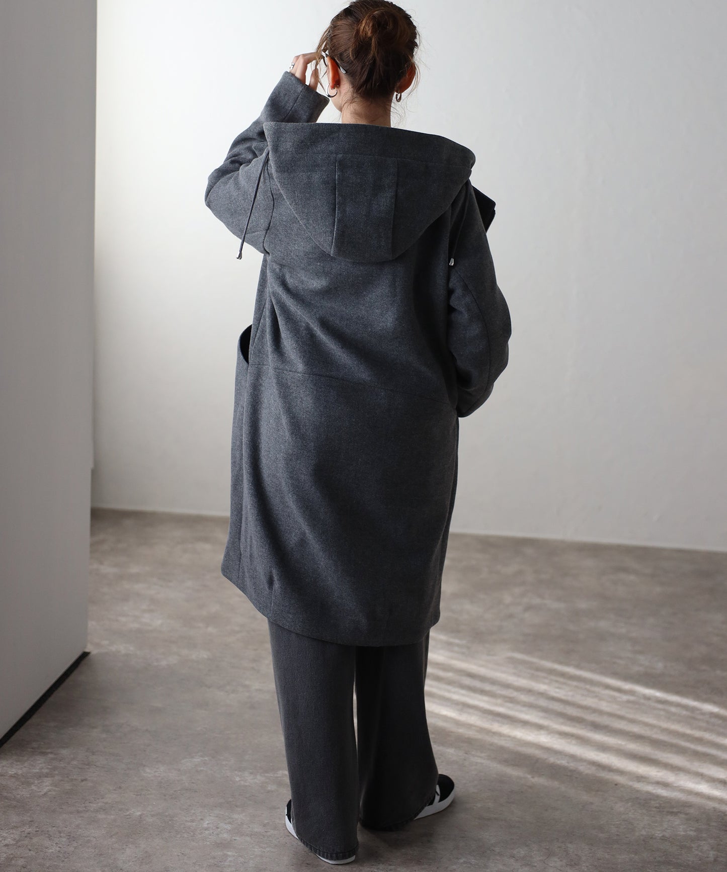 フード付ジップコート