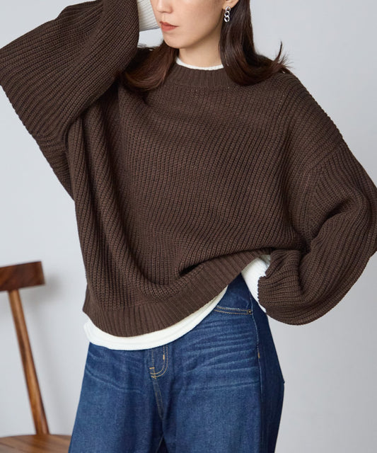 レイヤード風ニット