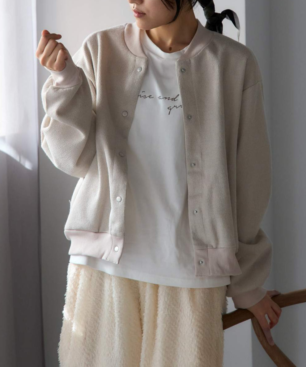 スナップボタン ダンボール ブルゾン【セットアップ対応】