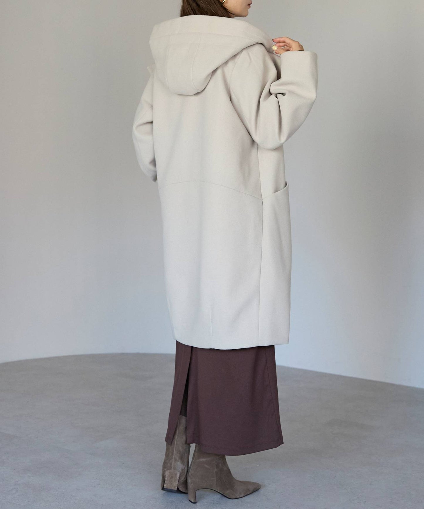 フード付ジップコート