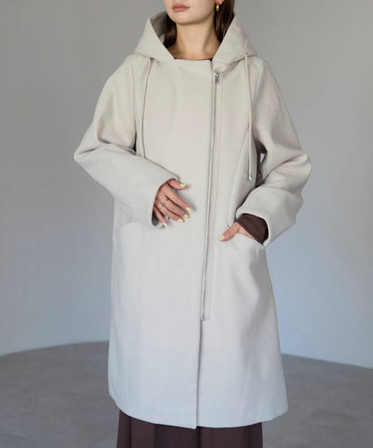 フード付ジップコート