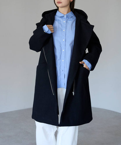 フード付ジップコート