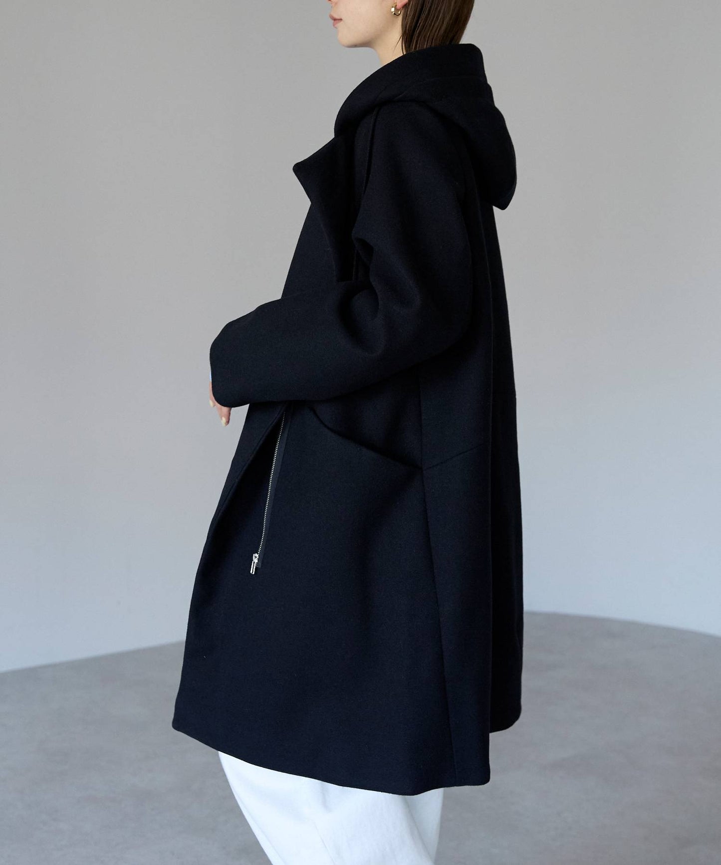 フード付ジップコート