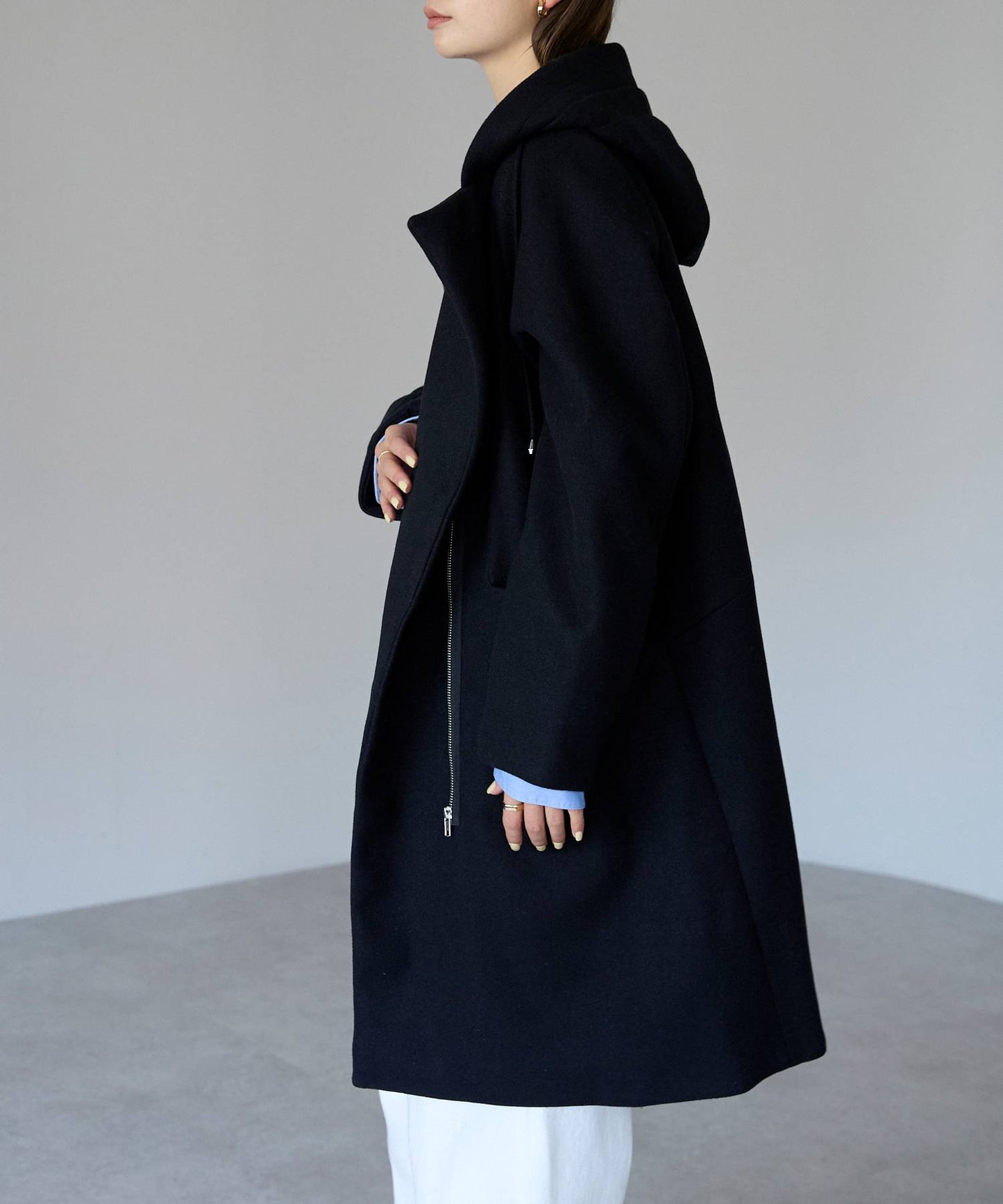 フード付ジップコート