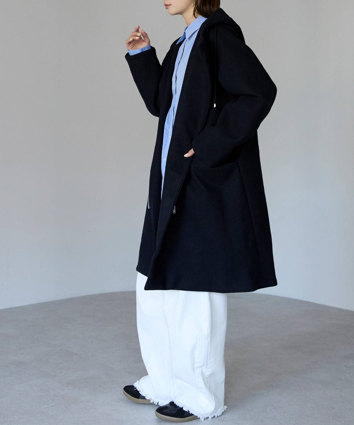 フード付ジップコート