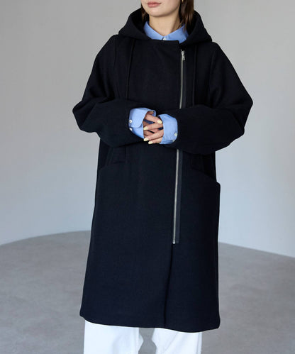 フード付ジップコート