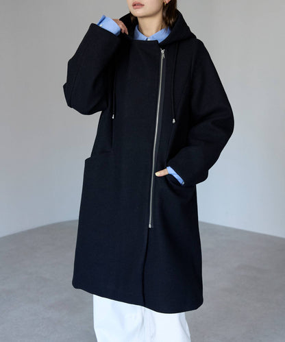 フード付ジップコート