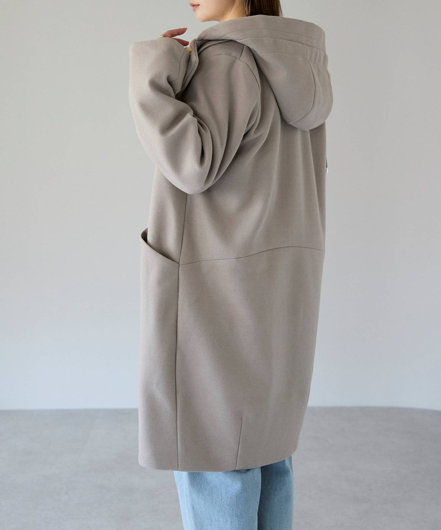 フード付ジップコート