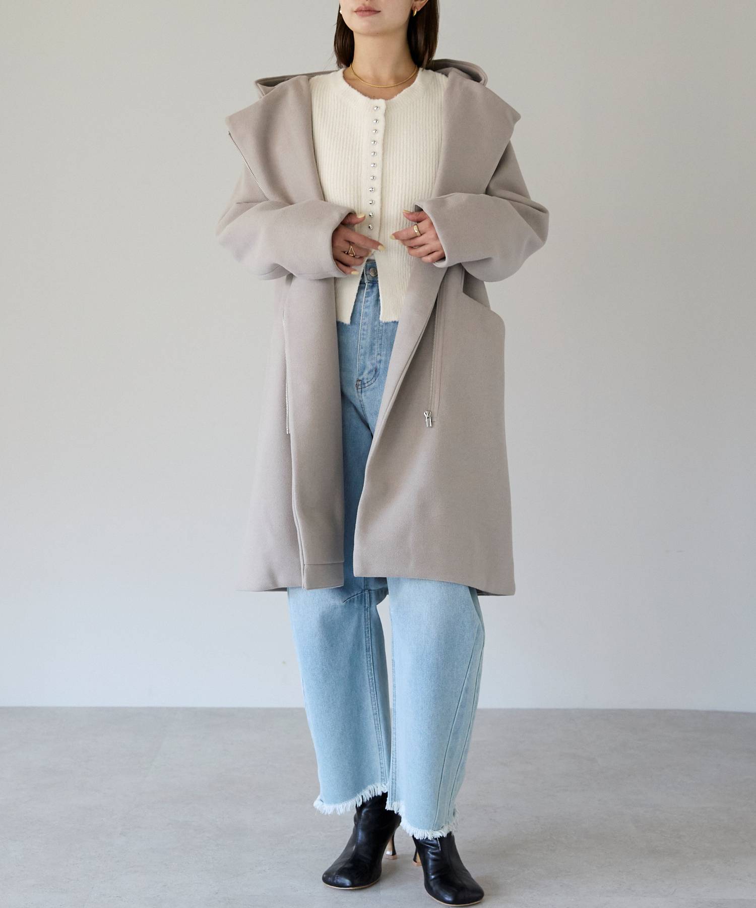 フード付ジップコート TRIANGLE PALETTE | トライアングルパレット