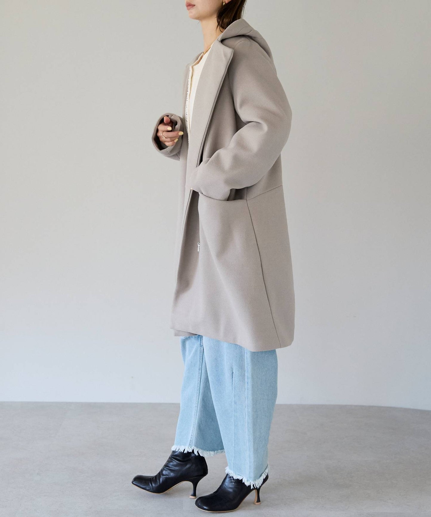 フード付ジップコート