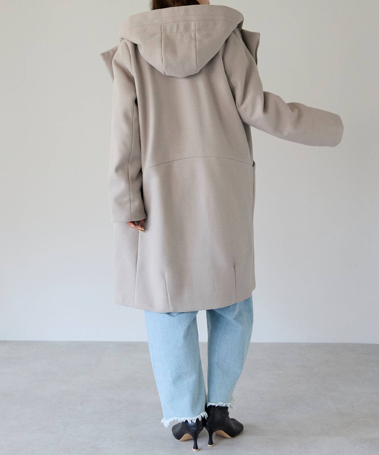 フード付ジップコート