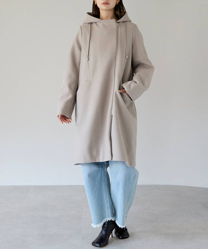 フード付ジップコート