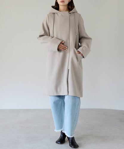 フード付ジップコート