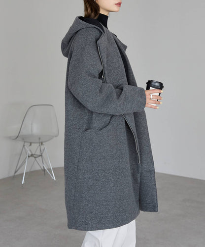 フード付ジップコート