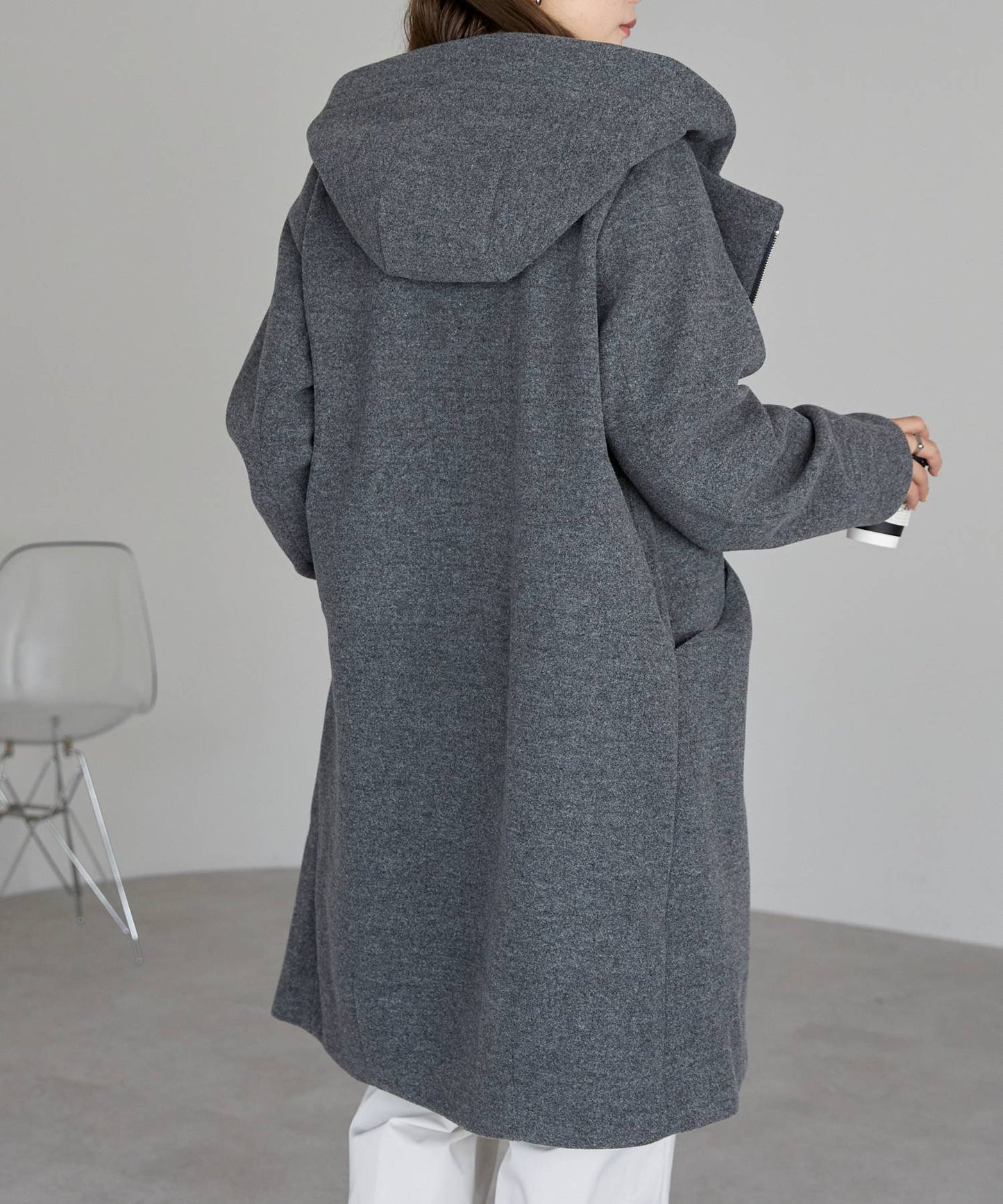 フード付ジップコート