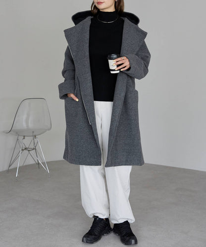 フード付ジップコート