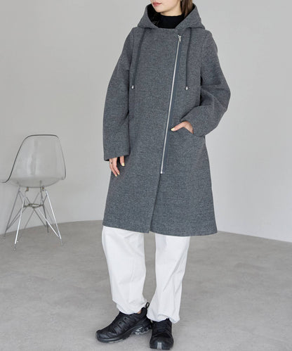 フード付ジップコート