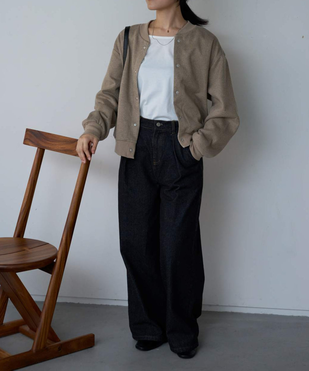 スナップボタン ダンボール ブルゾン【セットアップ対応】