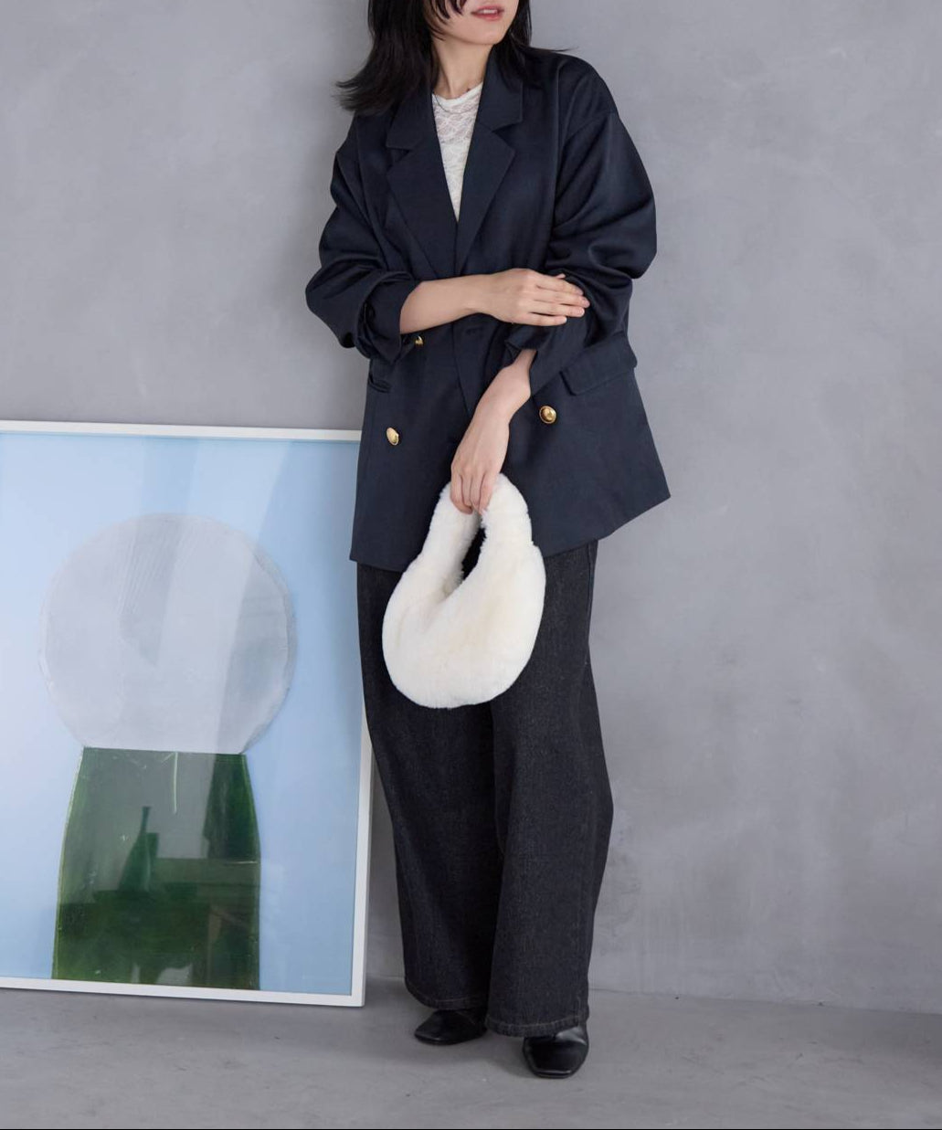 Triangle Project オーバーサイズテーラードジャケット Triangle Project オーバーサイズテーラードジャケット Triangle